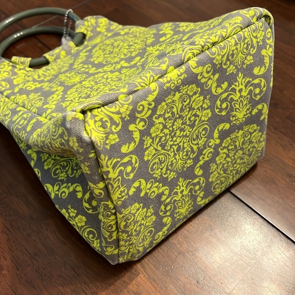 Fit and Fresh lunch bag/cooler, lime Green and gray - Picture 2 of 9
